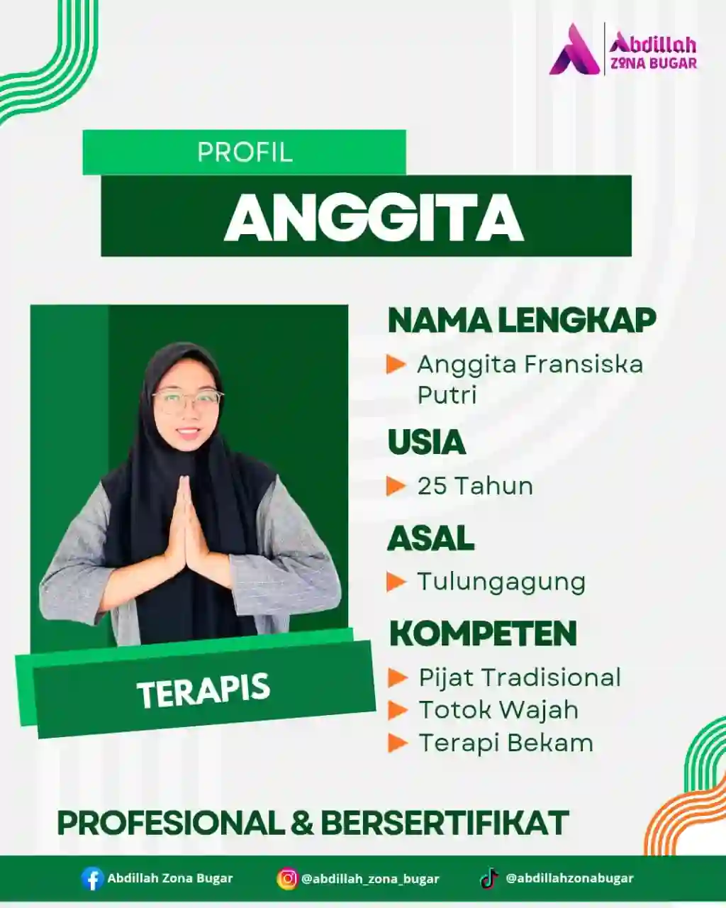 Anggita Fransiska Putri - Terapis