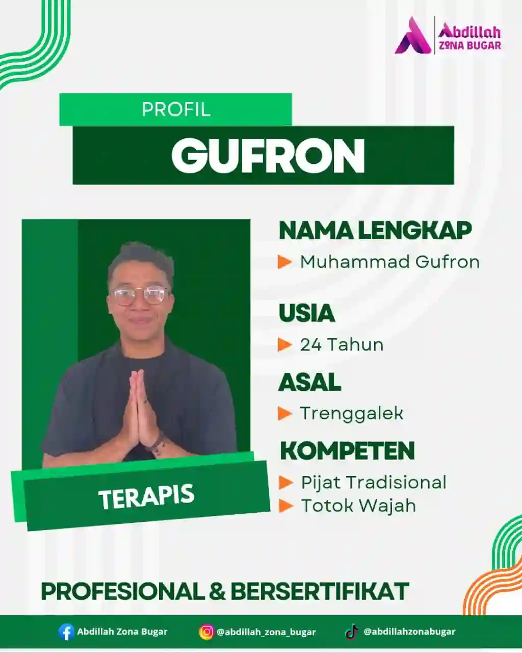 Muhammad Gufron - Terapis