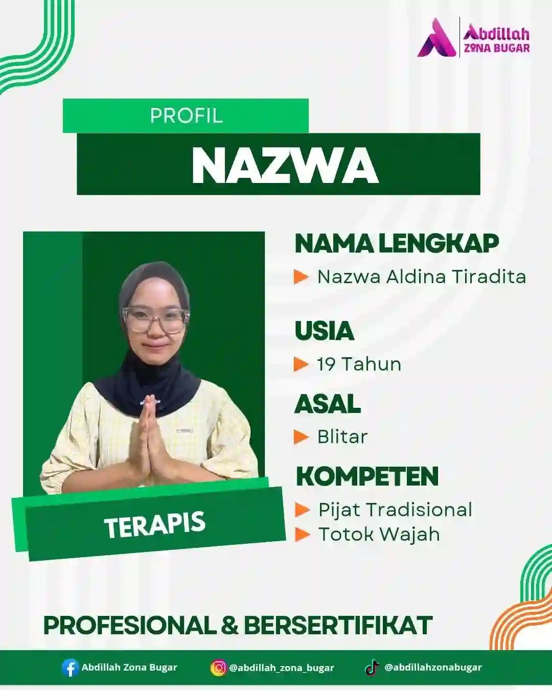 Nazwa Aldina Tiradita - Terapis