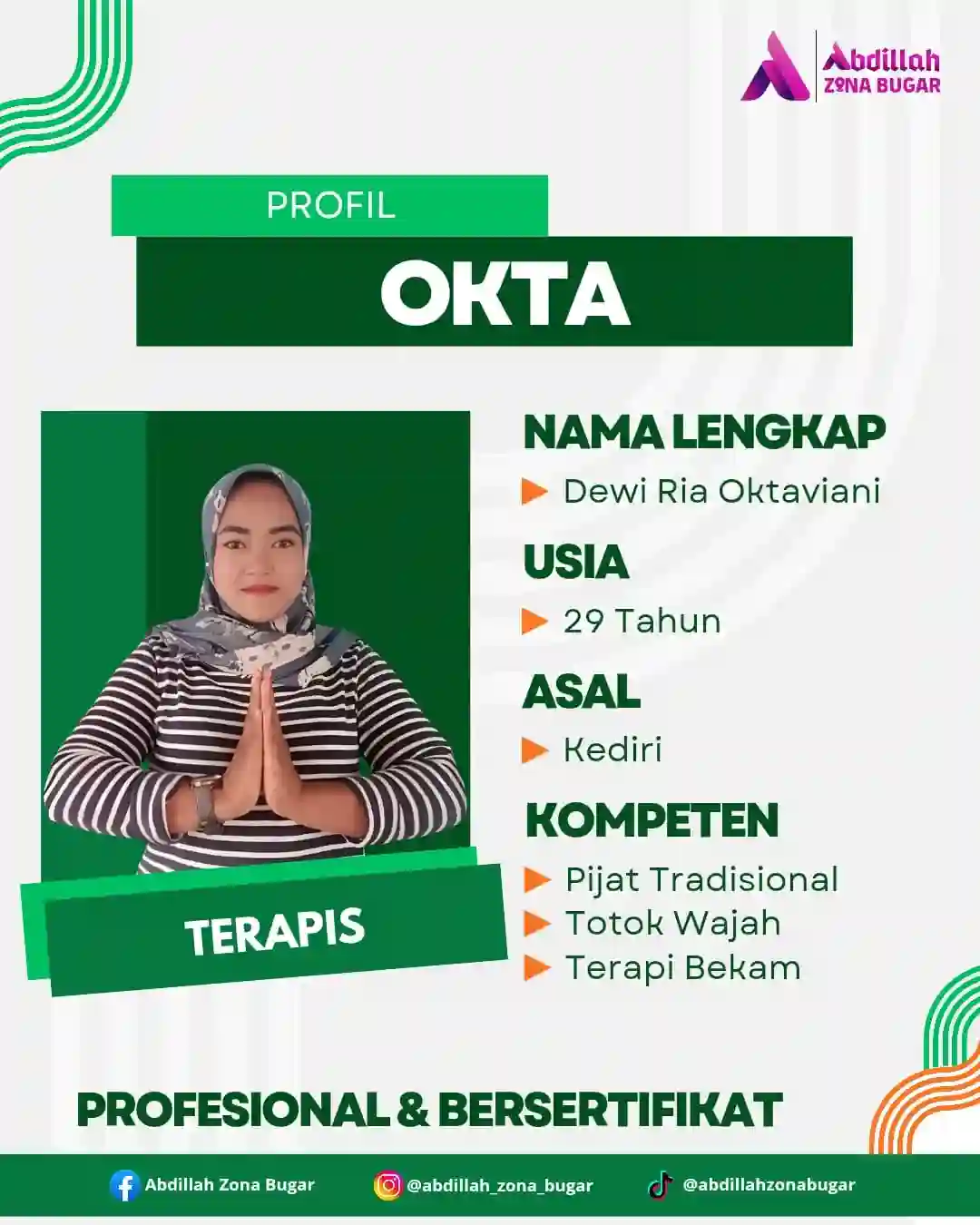 Dewi Ria Oktaviani - Terapis