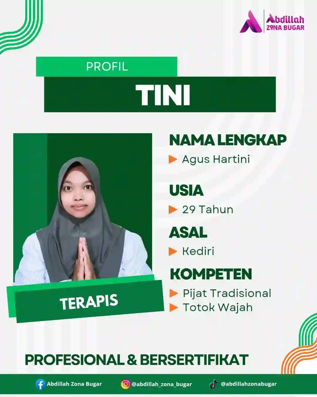 Agus Hartini - Terapis