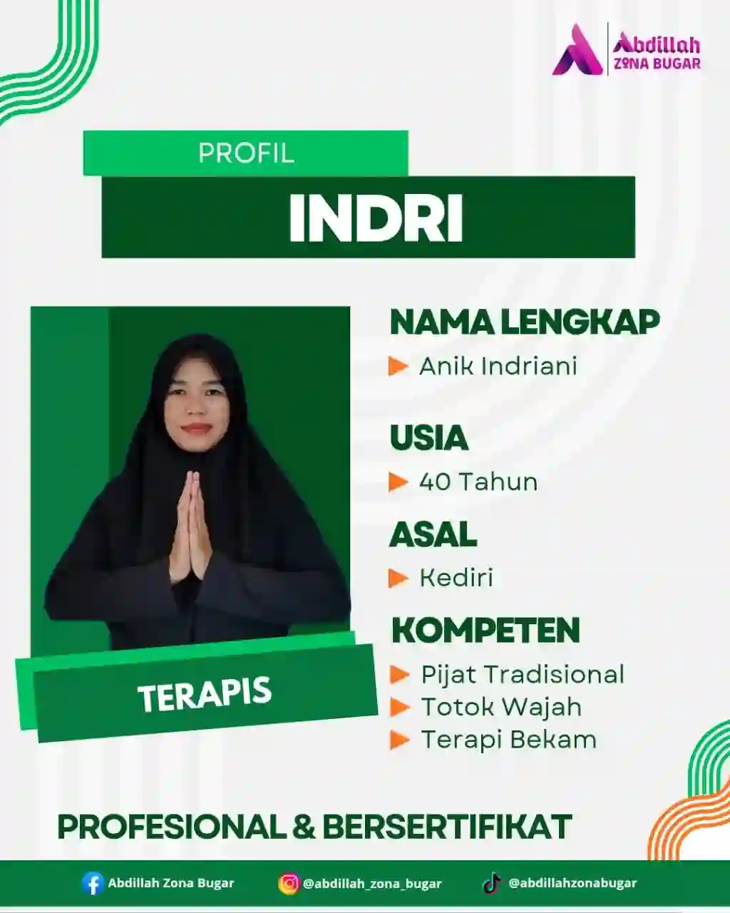 Anik Indriani - Terapis