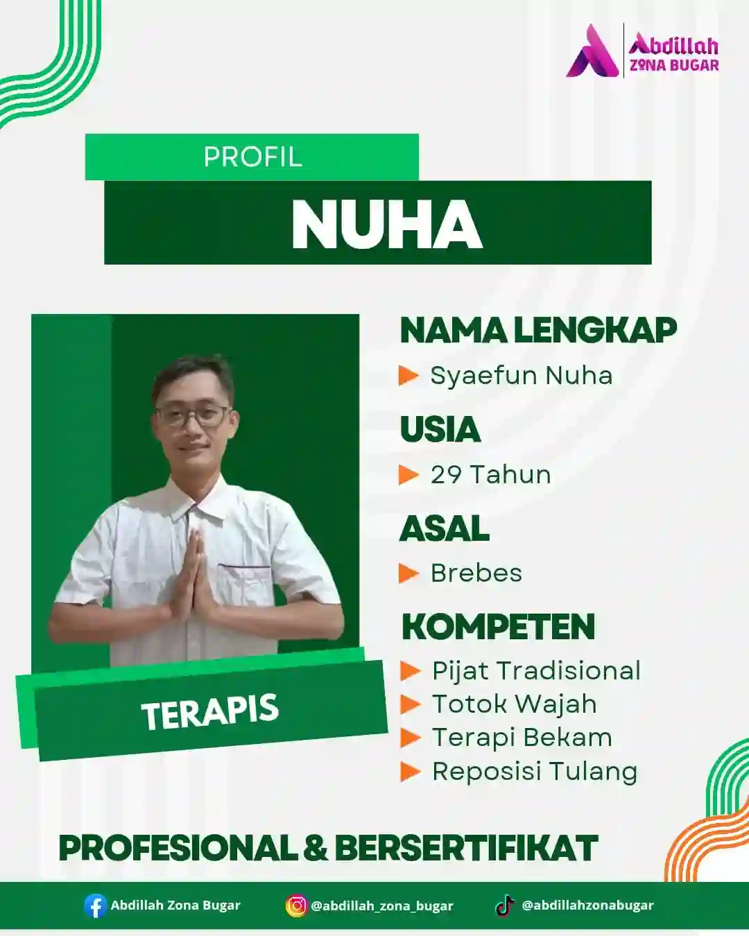 Syaefun Nuha - Terapis