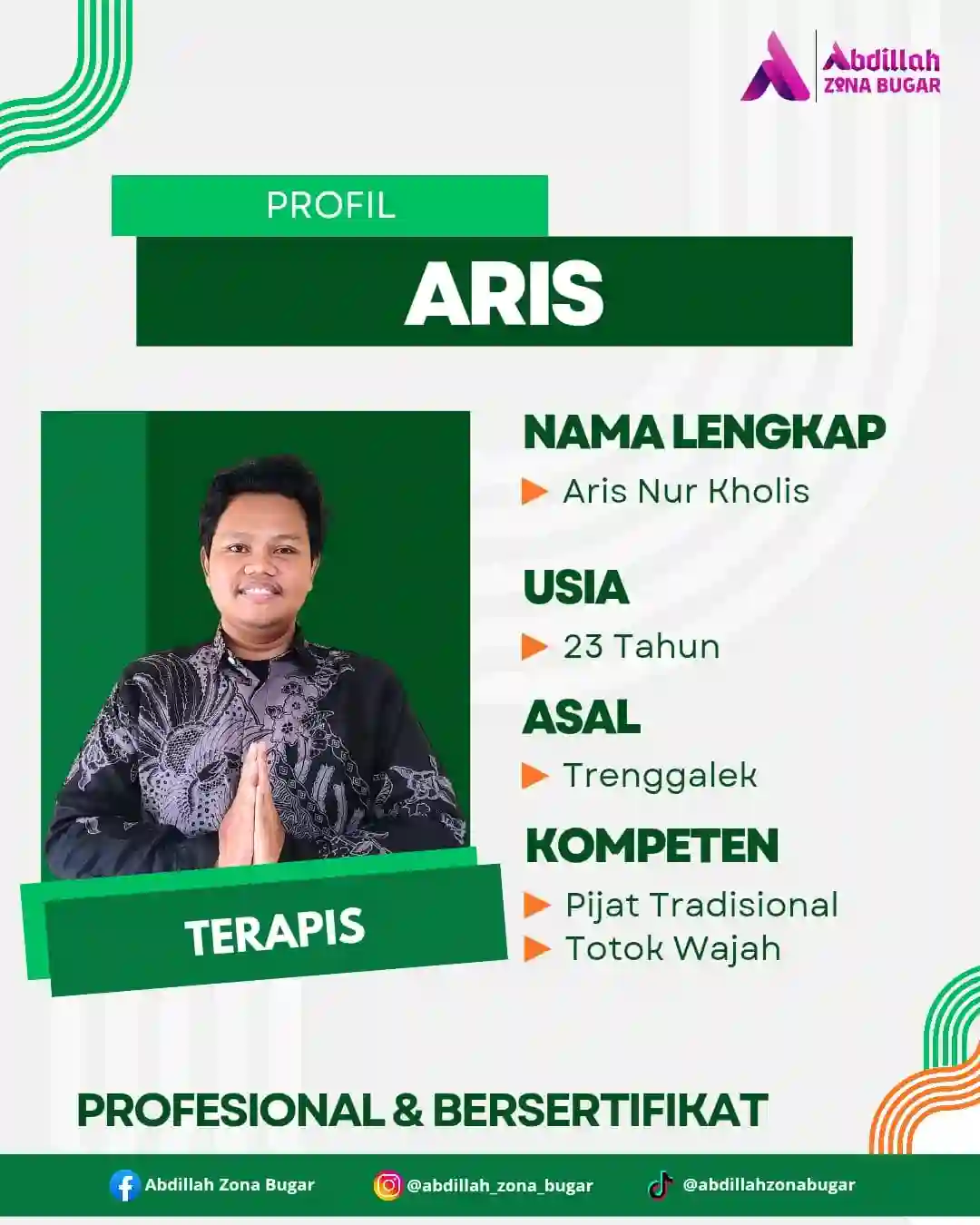 Aris Nur Kholis - Terapis
